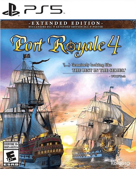 Port Royale 4 Extended Edition box art for Playstation 5